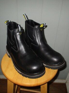 ACE WORK BOOTS 68357 Black Sz 10.5 NWOT